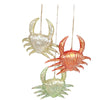 Wharf Crab Set of 3 Tree Ornnaments